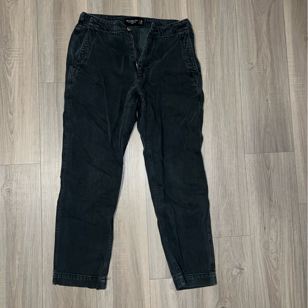 Abercombie & Fitch Loose Lightweight Jeans 28x30 Vintage Black